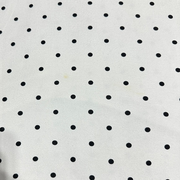 White Stag Polka Dot Tee Shirt Size L (12β14) Black Dot Print Cotton Haiti - Picture 7 of 7